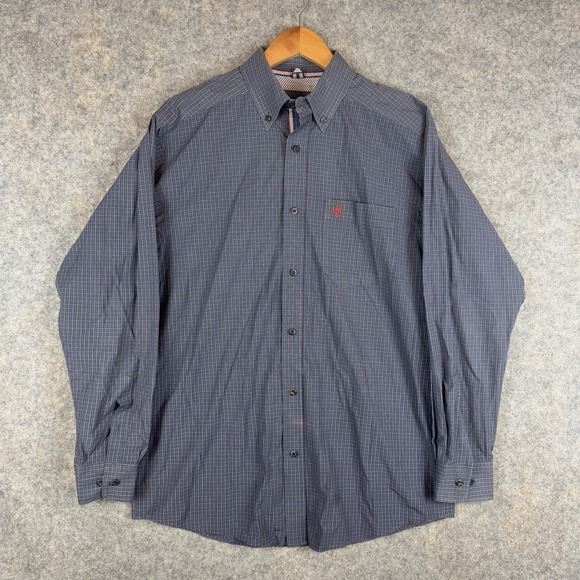 Ariat Other - Ariat Pro Series Shirt Mens Medium Check Western Cowboy Classic Rodeo